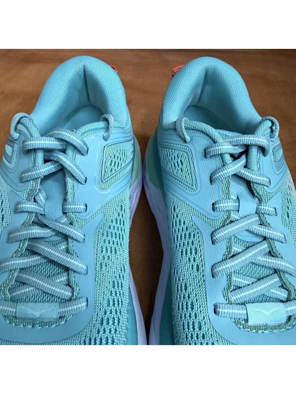 Hoka One One Bondi 7 Womens Sz 7 Blue Fog Running Shoes 1110519 AEBL *No Insoles